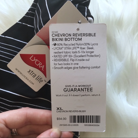 ATHLETA | Chevron Reversible Bikini Bottom XL - Picture 5 of 5